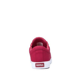 Supra Mens STACKS II VULC Low Top Shoes Rose/white | US-39563